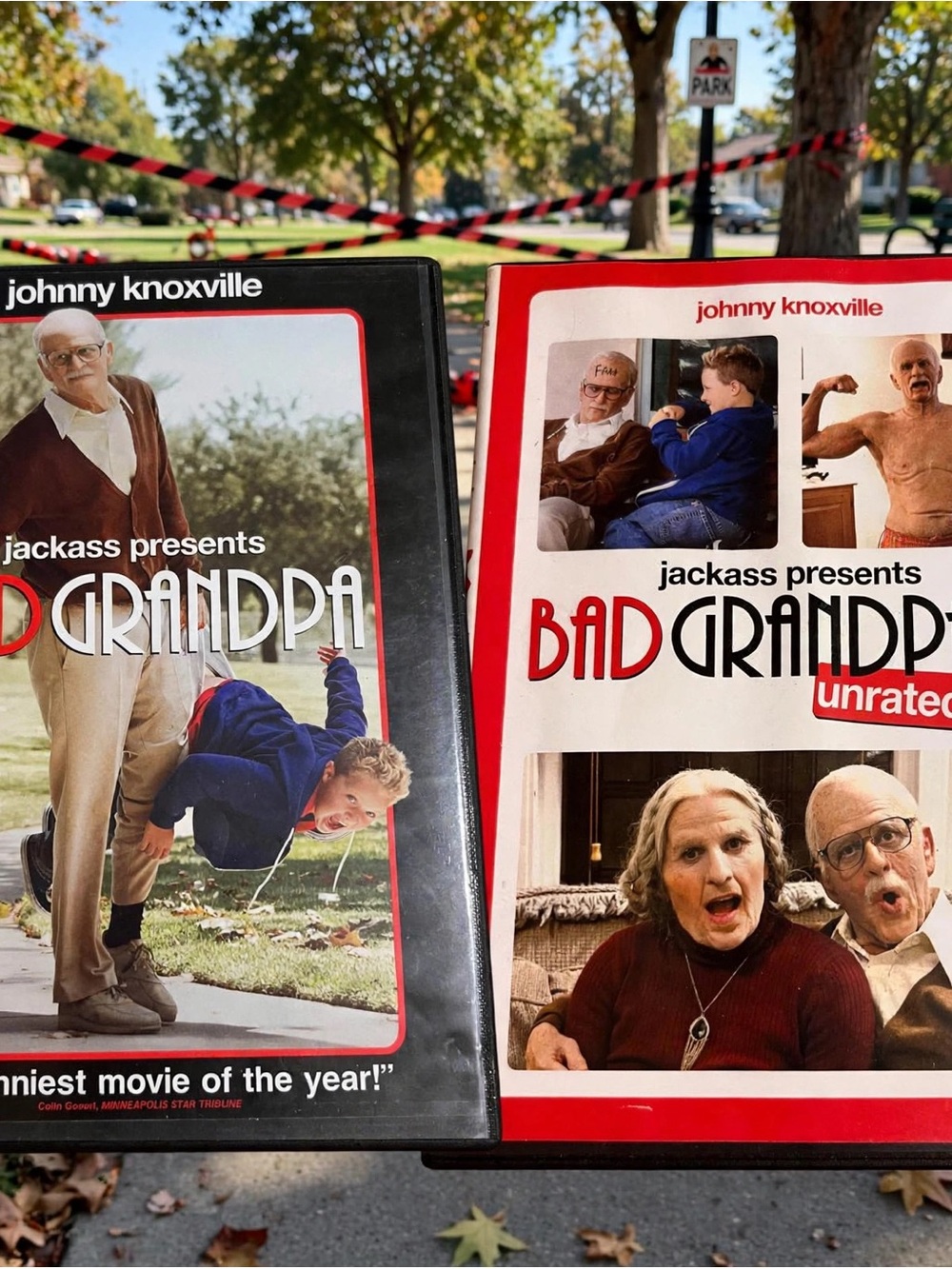 Jackass Presents: Bad Grandpa & Bad Grandpa .5 DVD Lot